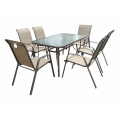 Outdoor set stainless steel sling furniture patio garden furniture